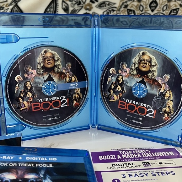 Tyler Perry’s Boo(New) Blu-Ray + Digital HD & Boo 2(Open)Blu-Ray + DVD +… - Picture 3 of 7